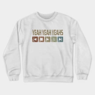 Yeah Yeah Yeahs Control Button Crewneck Sweatshirt